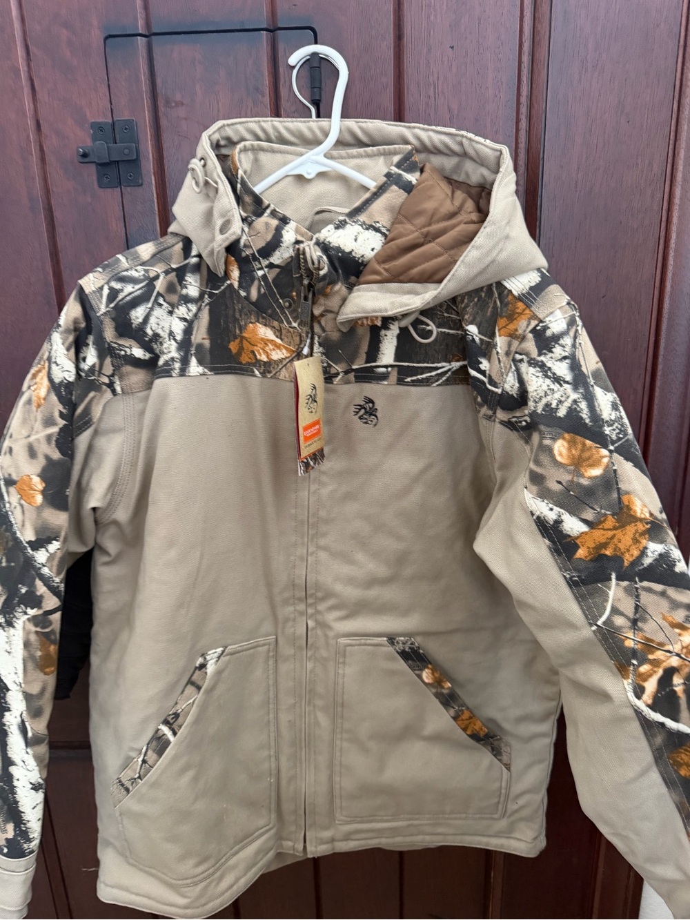 Legendary Whitetails Canvas Cross Trail Big Game Camo Workwear Hooded Jacket